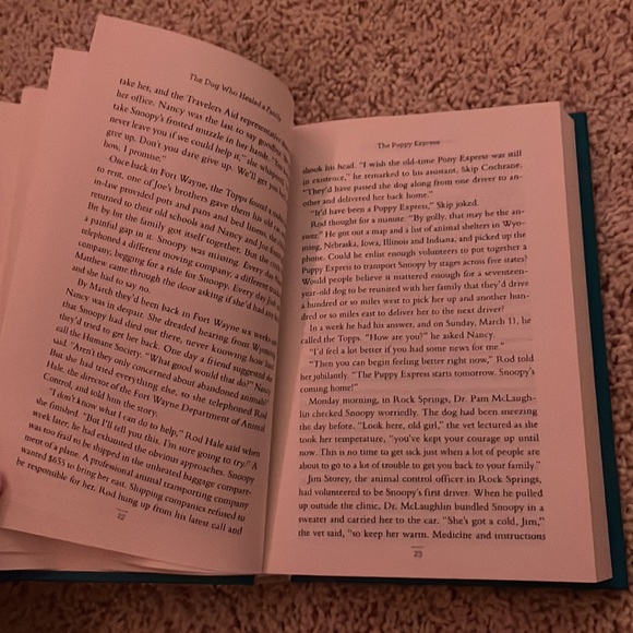 Hi this is a book about animal stories about puppy love - Picture 2 of 3